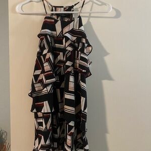 White House Black Market Ruffled Tank